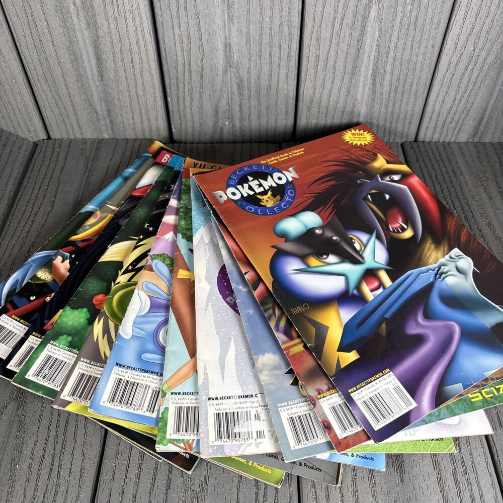 Beckett Pokémon Collector Magazine Volume 4 (Missing issue 8) Almost complete